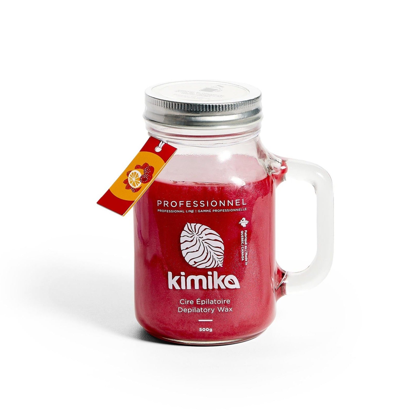 Kimika | Raspberry Radiance: Bonus Size Wax Jar (500G)