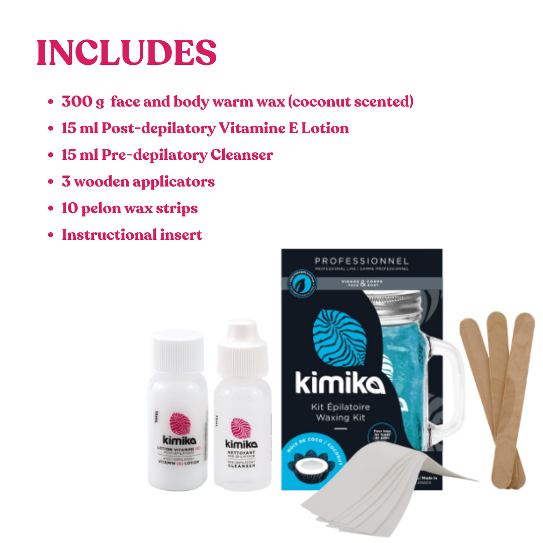 At-Home Warm Waxing Kit (Coconut Scented)